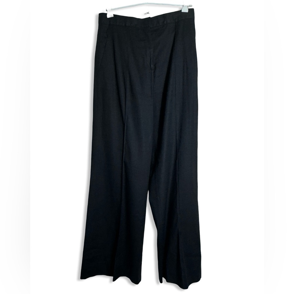 DIANE VON FURSTENBERG Wide Leg Linen Trouser